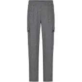 Goldner Pantalon cargo 'Vera' gris chiné / noir
