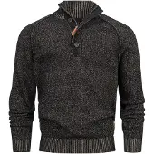 INDICODE JEANS Pull-over 'INRajas' noir