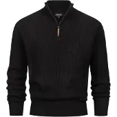 INDICODE JEANS Pull-over 'INPeace' noir