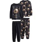 Next Pyjama marron / noir / blanc