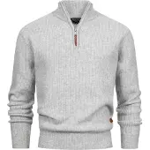 INDICODE JEANS Pull-over 'INPeace' gris clair