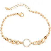 Faina Bracelet or / transparent