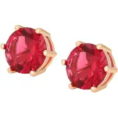 Gaya Boucles d'oreilles or / rouge