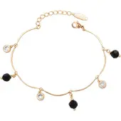 NAEMI Bracelet or / noir