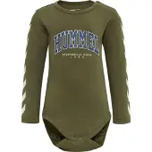 Hummel Barboteuse / body bleu / olive / blanc