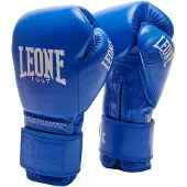 Leone1947 The Greatest Artificial Leather Boxing Gloves Bleu 16 oz
