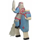 Sonstige Verlage Chevalier bleu, à cheval (sans cheval)