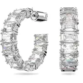 Swarovski Boucles d'oreilles 'Matrix' argent