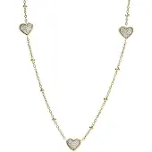 Fossil Chaîne Sutton avec paillettes JF03942710