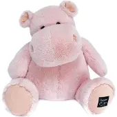 Histoire D'ours Peluche Hippopotame 40 cm Rose poudré