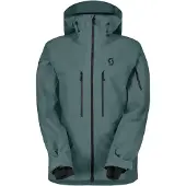 SCOTT - Veste de freeride 3 couches - Vertic Ripstop 3L Jacket M Frozen Blue pour Homme - Taille M - Bleu