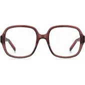 BOSS Monture optique en acétate marron avec monogramme Double B