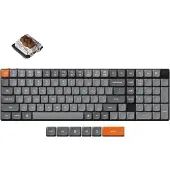 Keychron K17 Max RGB Brown Switch Wireless Low Profile Keyboard (Black) [K17M-H3].