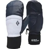 Black Diamond - Moufles de freeride en PrimaLoft&reg; - W Spark Mitts Charcoal Belay Blue pour Femme en Cuir - Taille XS - Navy