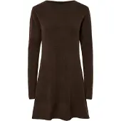 Pieces Robes en maille 'PCJunna' brun foncé