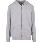 Urban Classics Basic Full Zip Sweatshirt Gris XL Homme