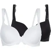 Lingadore Soutien-gorge '1400-1' noir / blanc