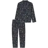Schiesser Pyjama long ' X-Mas Gifting Sets ' bleu nuit