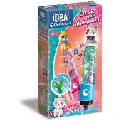 Clementoni - Créez vos tubes fluorescents - Animaux tendance