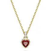 Swarovski Chaîne 'Chroma' or / rouge carmin