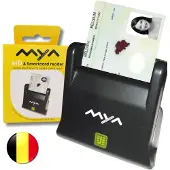 MYA Lecteur de Carte EID Mya Noir