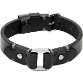 Fossil Machine Armband, (25 cm, Acier inoxydable, Cuir)
