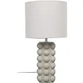 Home Deco Factory Lampe - - Céramique - Taupe - Verte