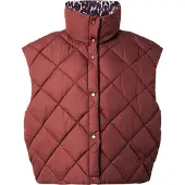 OH APRIL Gilet 'Onyx' rouge foncé