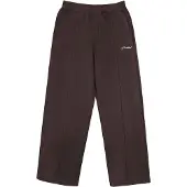 Prohibited Pantalon marron / blanc perle