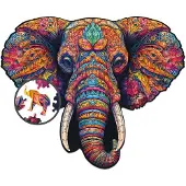 Milliwood Puzzle en Bois - lphant puissant