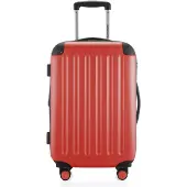 Hauptstadtkoffer - Spree - Bagage à main avec extension, valise sur roulettes, trolley avion valise rigide Hand Luggage TSA, 55 cm, Cabin Bag max 42 litres,Corail
