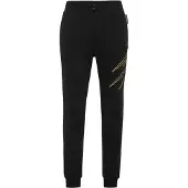 Plein sport Pantalon 'Scratch' or / noir