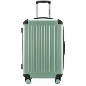 Hauptstadtkoffer Spree - Valise à roulettes 65 cm avec extension, valise rigide, valise enregistrable 20 kg 4 roulettes, valise rigide TSA, 74 L, menthe