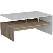 Vicco Table basse Amato Blanc/Sonoma 90x52.6cm, Model 57828