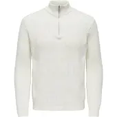Only & Sons Pull-over 'ONSTegan' blanc