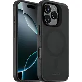 Accezz Coque Givrée Robuste avec MagSafe Apple iPhone 16 Pro - Noir