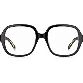 BOSS Monture optique en acétate noir avec monogramme Double B