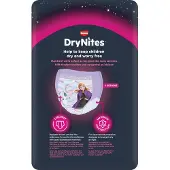 DryNites Diapers Absorbent Panties Girl 64 Units Rose 4-7 Years Enfants