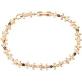 Gaya Bracelet or rose / noir