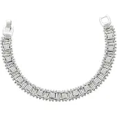 Faina Bracelet argent / transparent