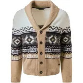 Pierre Cardin Vestes en maille camel / marine / anthracite / blanc cassé