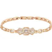 Faina Bracelet or / transparent