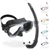 Cressi Kit Onda Onda Mexico Kit de plongée libre noir noir One Size