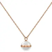 Daniel Wellington Collier Aspiration en or rose, (Acier inoxydable, Émail)