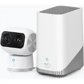 Eufy S350 + HomeBase 380 (3840 x 2160 pixels), Caméra réseau, Blanc