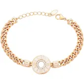 NAEMI Bracelet or rose / blanc