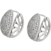 NAEMI Boucles d'oreilles gris argenté