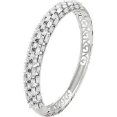 Faina Bracelet argent / transparent