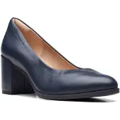 Clarks Freva55 Court Heel Shoes Bleu EU 39 Femme