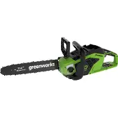 Greenworks Scie à chaîne sans fil GD40CS15, équipée d'un moteur sans balais, avec une lame de 14 pouces (35 cm)